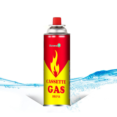 Thermal resistance OEM brand disposable camping BBQ butane gas cylinder stove cassette mini gas cartridge