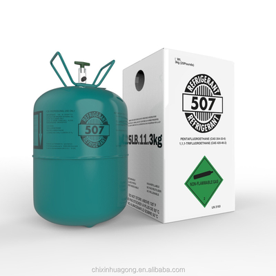 Refrigerant Gas Refrigerant Gas R507A Refrigerant Gas Manufactures R507A Gas Price In 11.3kg Disposable Cylinder For Commercial Refrigeration